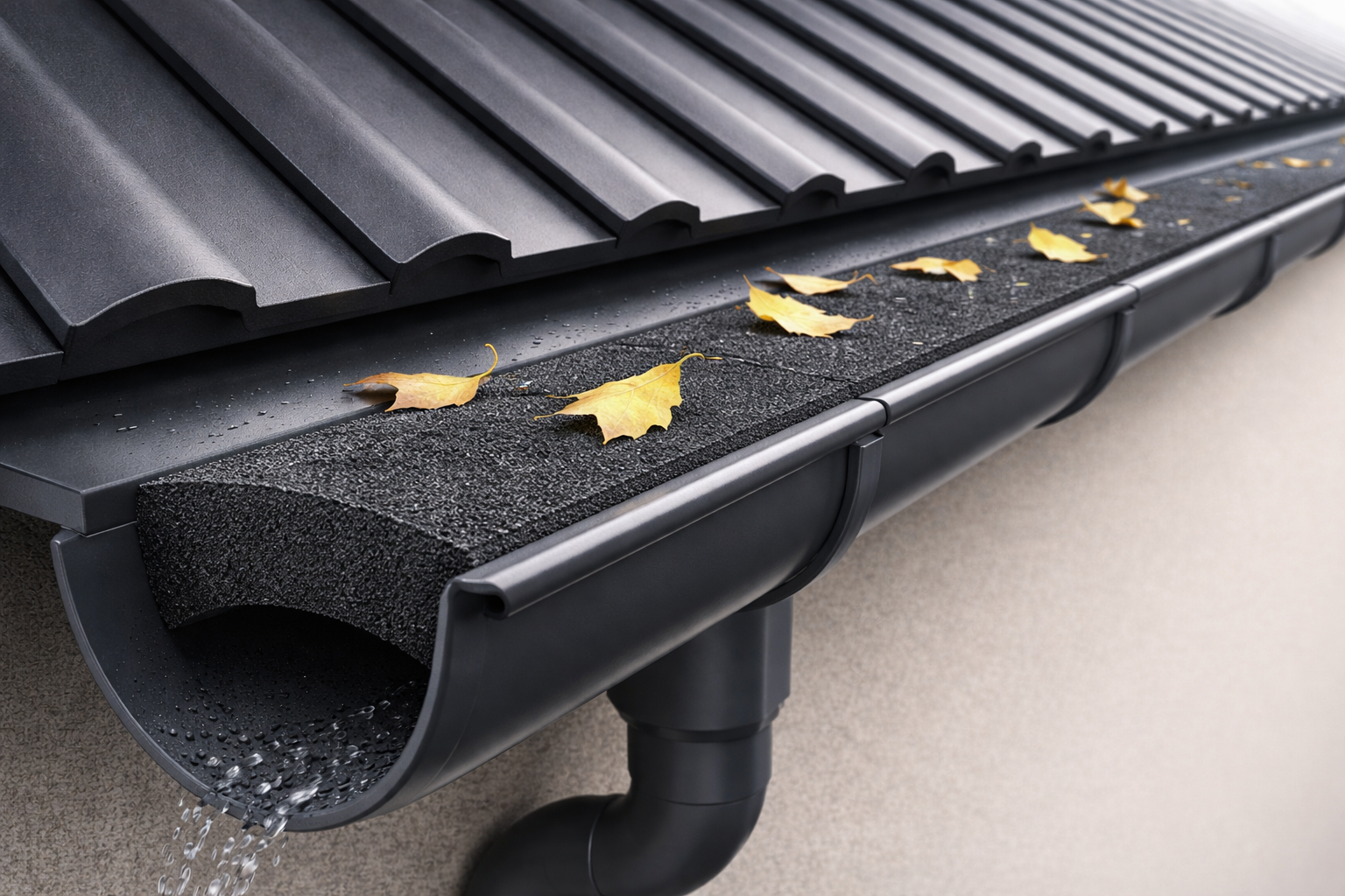 Seamless gutters installation